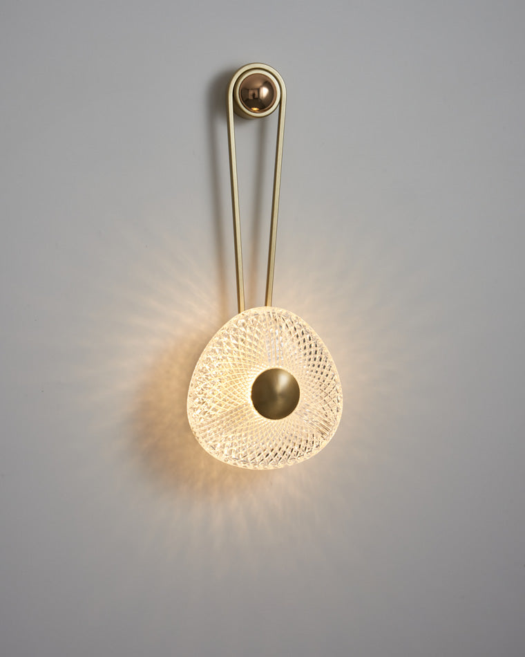Modern Textured Acrylic Wall Sconce