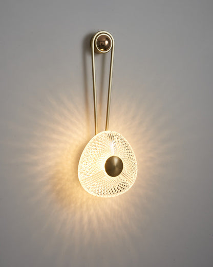 Modern Textured Acrylic Wall Sconce