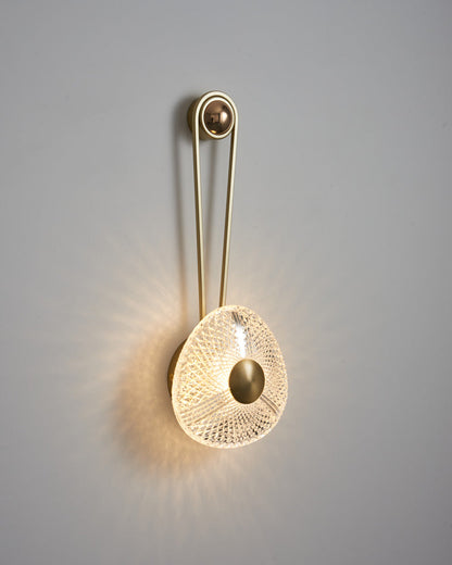 Modern Textured Acrylic Wall Sconce