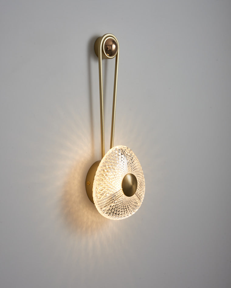 Modern Textured Acrylic Wall Sconce