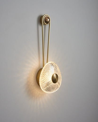 Modern Textured Acrylic Wall Sconce