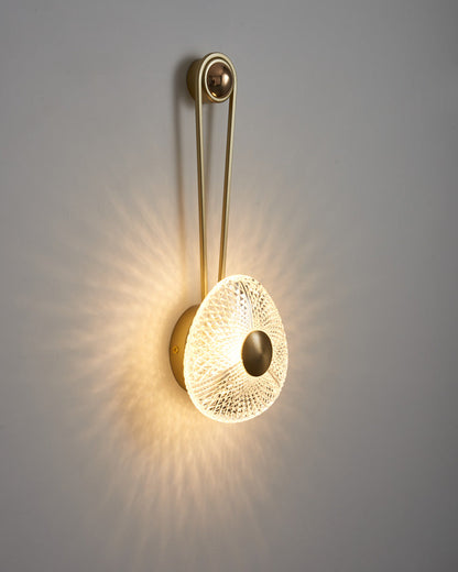 Modern Textured Acrylic Wall Sconce