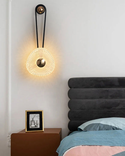 Modern Textured Acrylic Wall Sconce