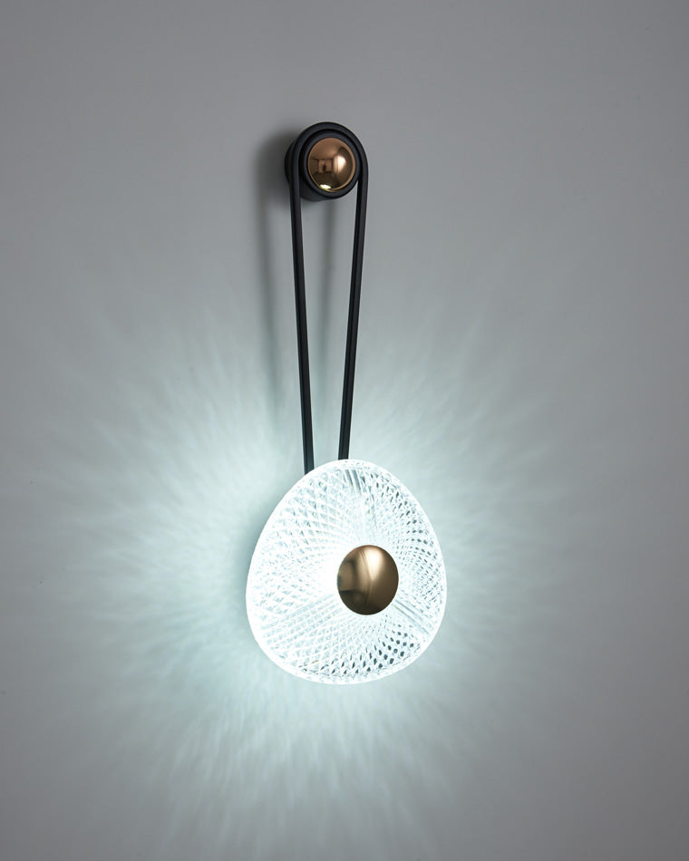 Modern Textured Acrylic Wall Sconce