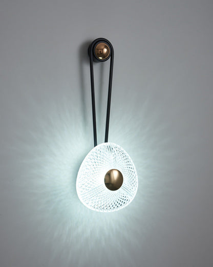 Modern Textured Acrylic Wall Sconce