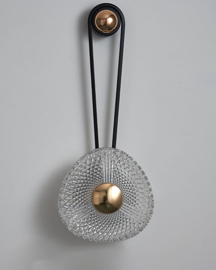 Modern Textured Acrylic Wall Sconce