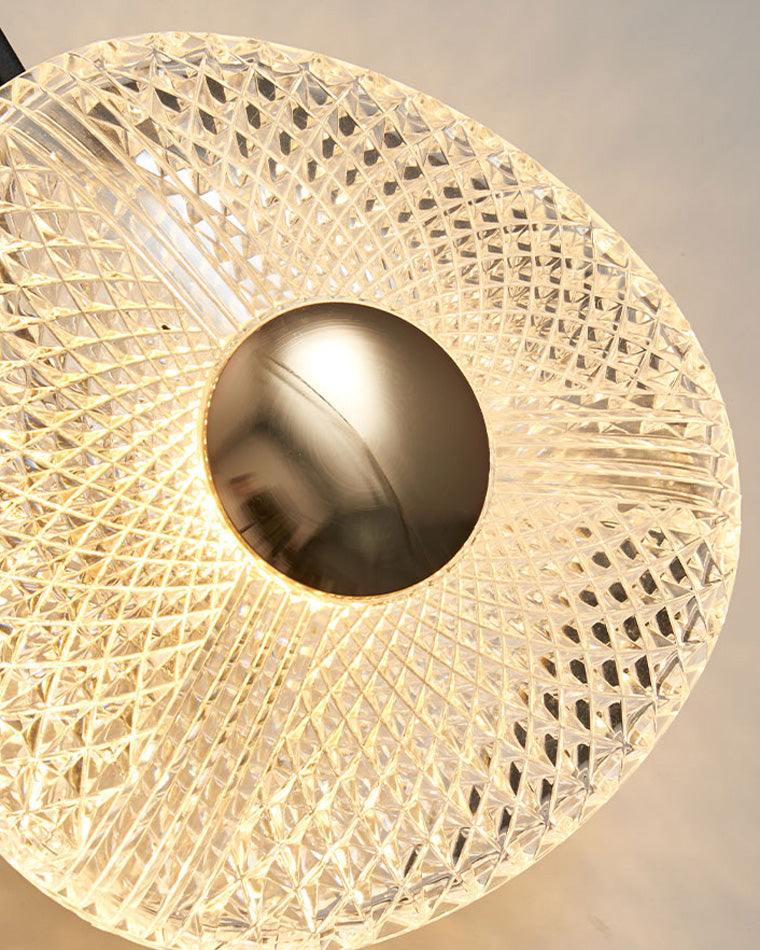 Modern Textured Acrylic Wall Sconce
