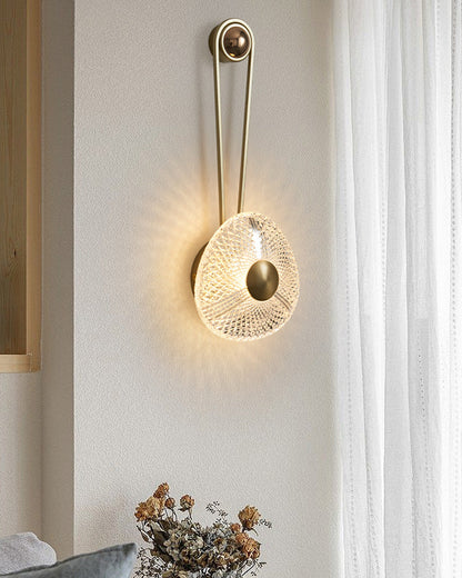 Modern Textured Acrylic Wall Sconce