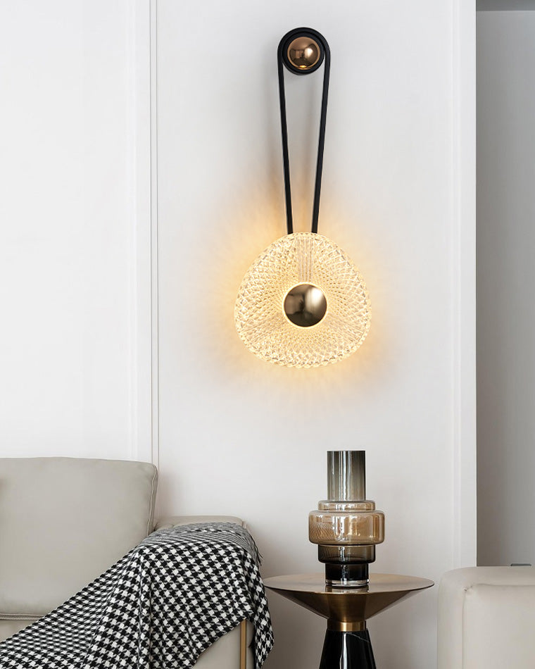 Modern Textured Acrylic Wall Sconce
