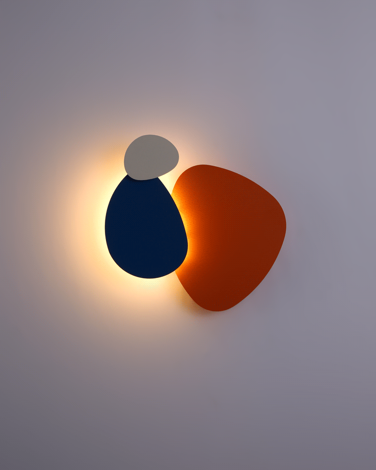 Colorful Sculptural Wall Light