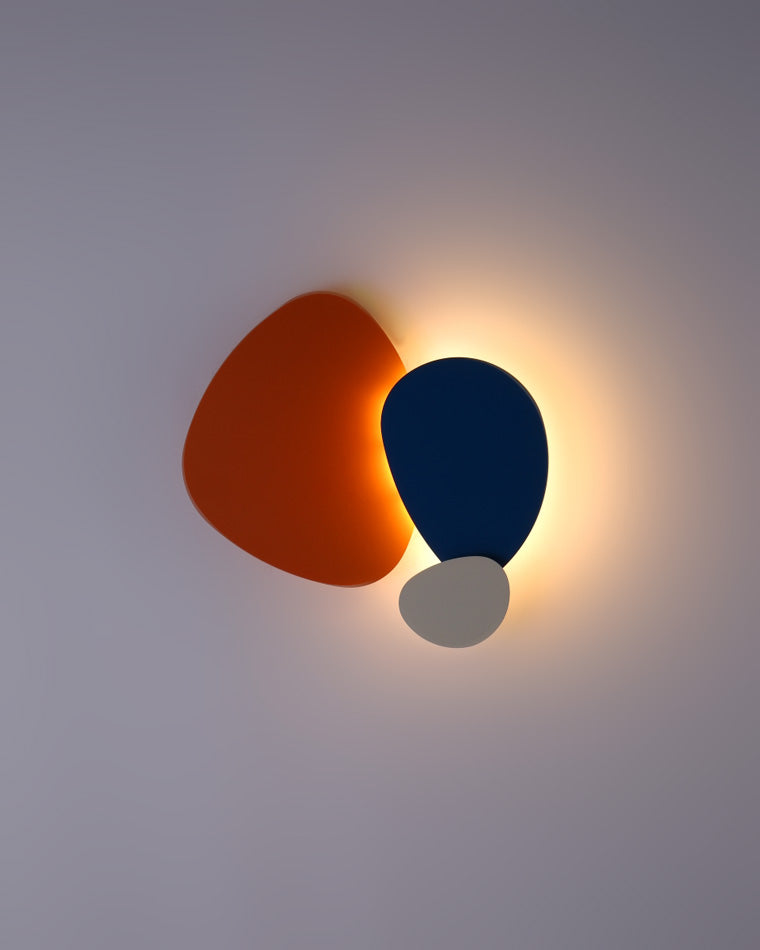 Colorful Sculptural Wall Light
