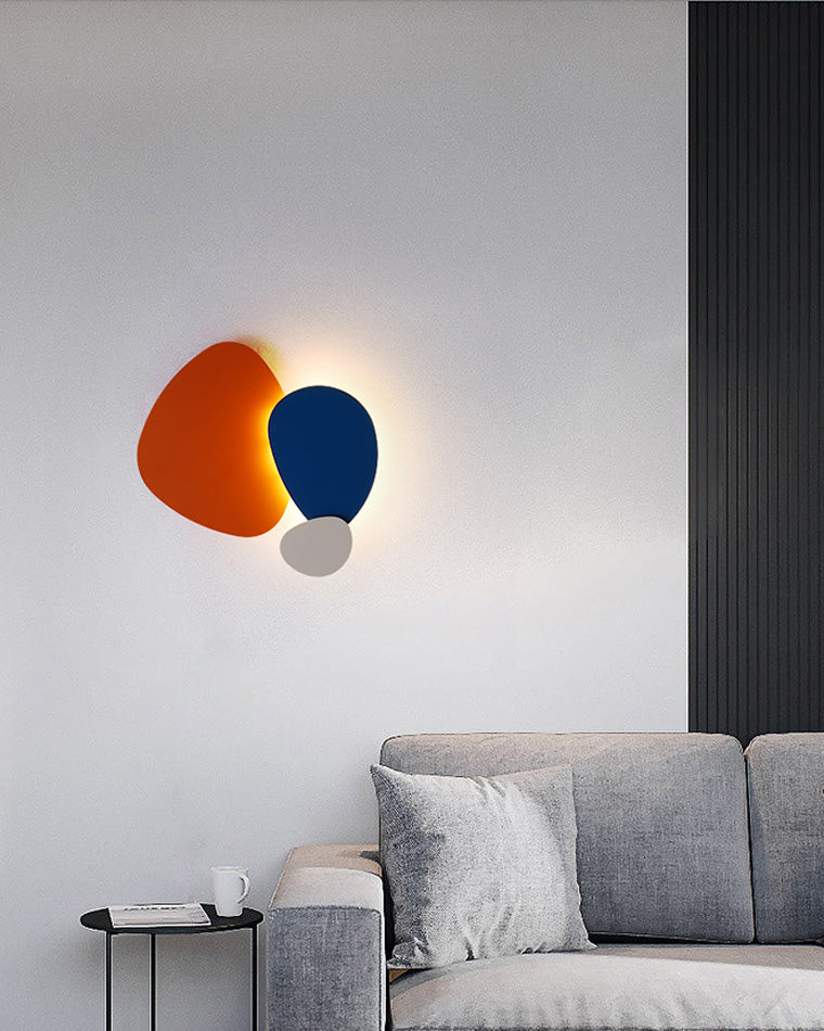 Colorful Sculptural Wall Light