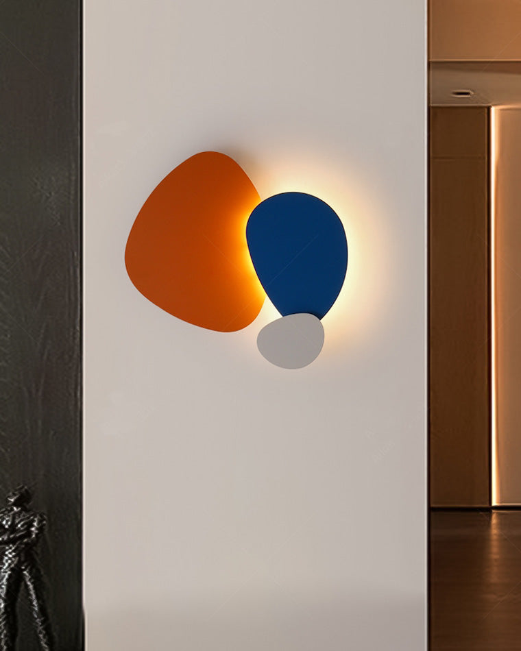 Colorful Sculptural Wall Light
