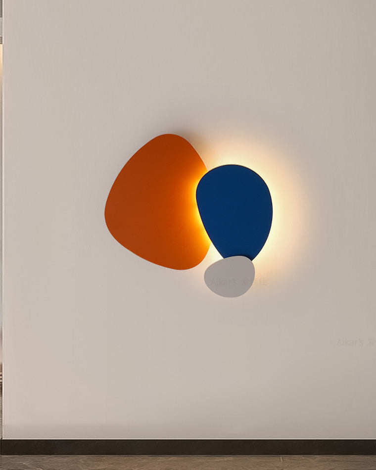 Colorful Sculptural Wall Light