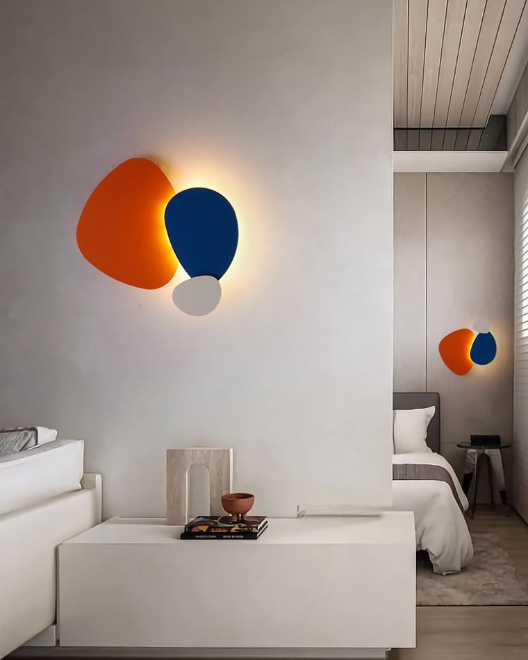 Colorful Sculptural Wall Light