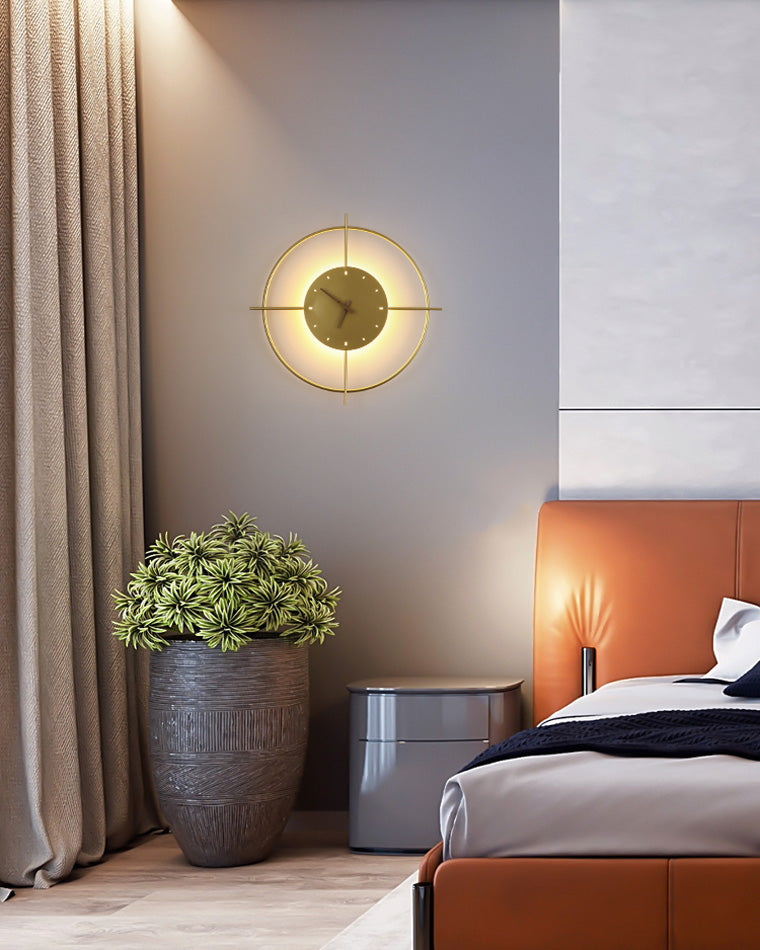 Horloge Murale Lumineuse avec LED