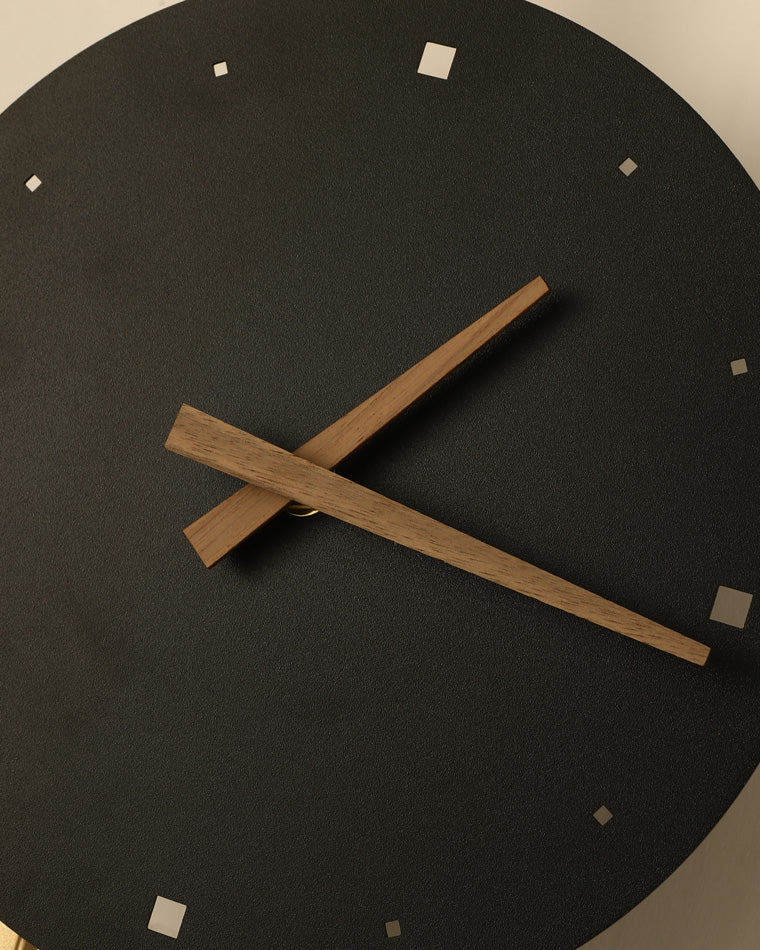 Sculptural Clock Wall Light with LED Lighting