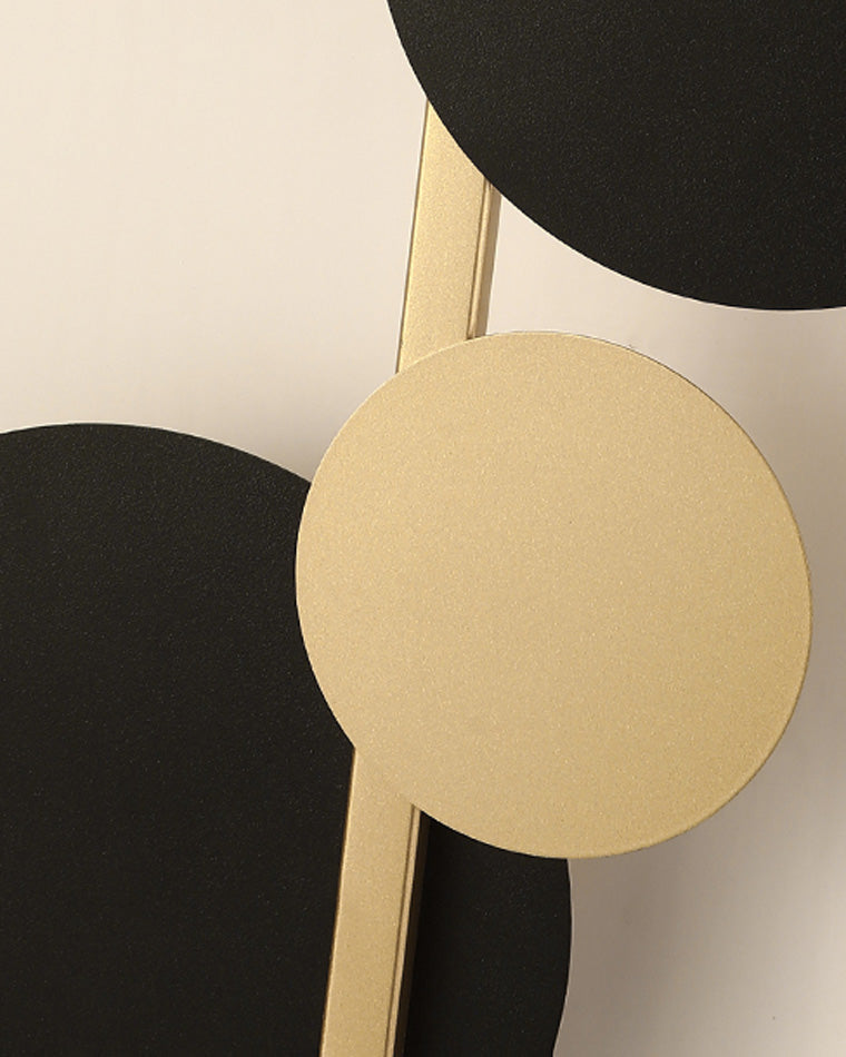 Sculptural Clock Wall Light with LED Lighting