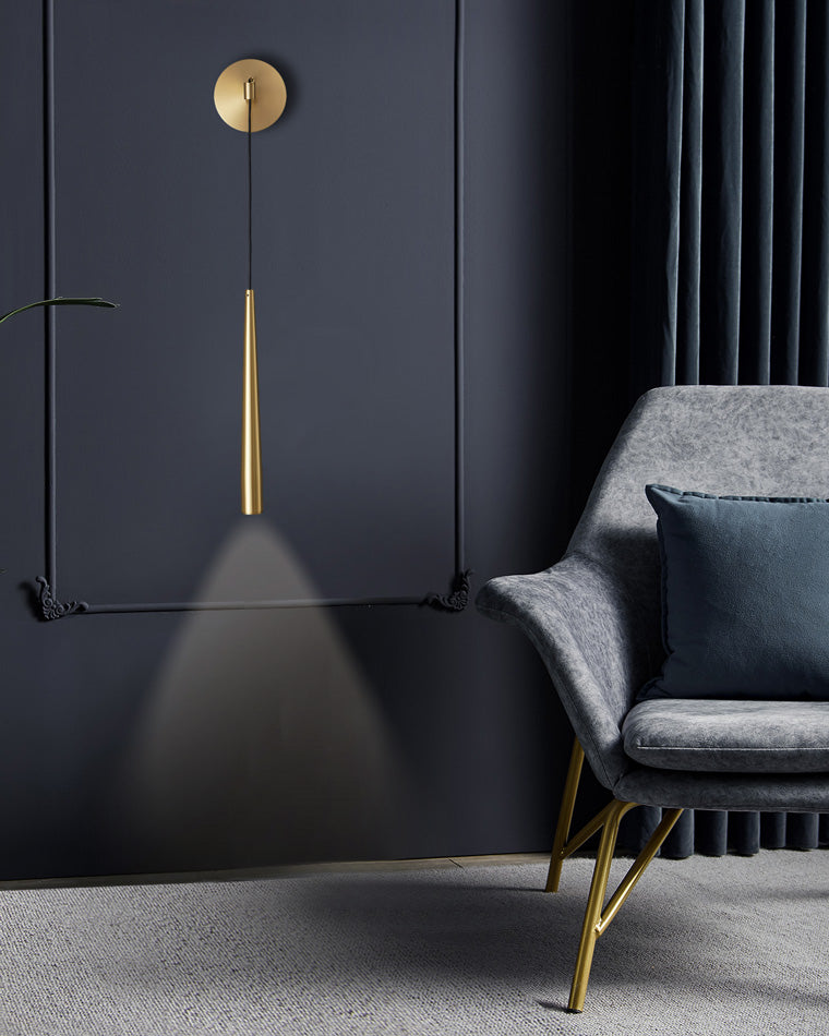 Wall Sconce - Conical Brass