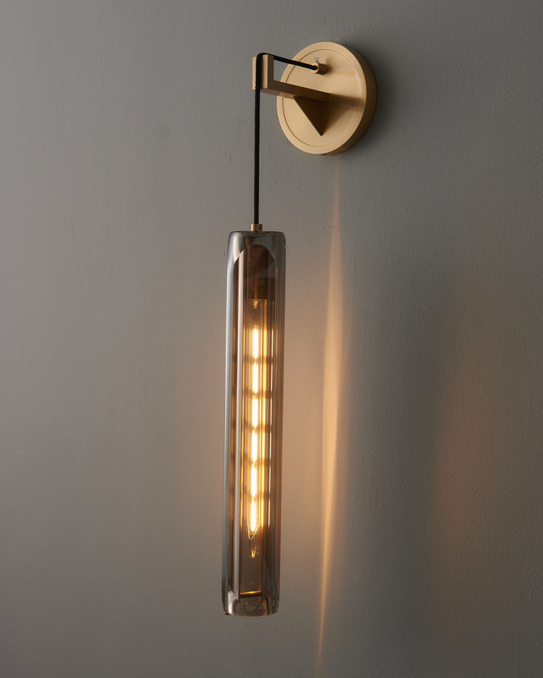 Hanging Crystal Wall Light