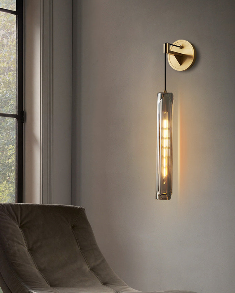 Hanging Crystal Wall Light