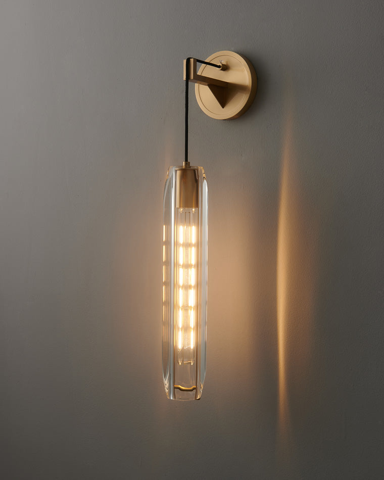Hanging Crystal Wall Light