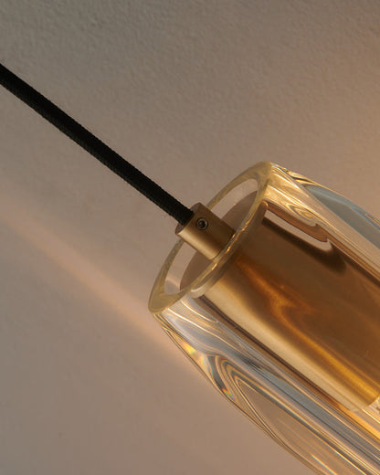 Hanging Crystal Wall Light