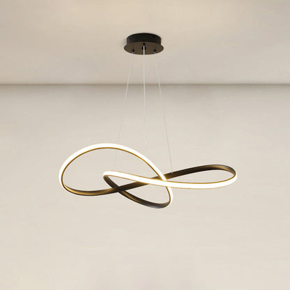 Infinity Ribbon Chandelier