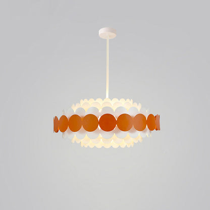 Scandinavian Scalloped Chandelier