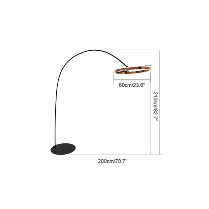 Lampadaire Arc Circulaire à LED
