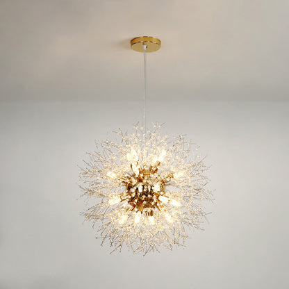 Crystal Chandelier - Dandelion Sparkle
