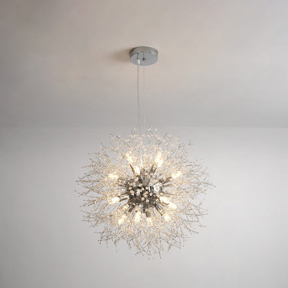 Crystal Chandelier - Dandelion Sparkle