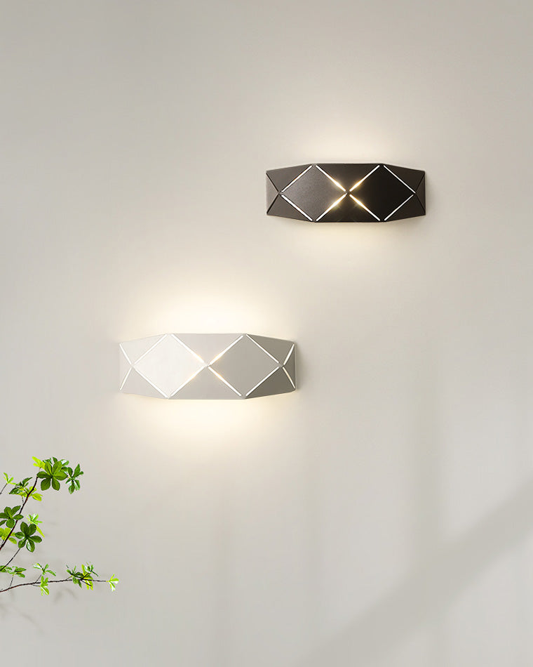 Ultra Modern Half Shade Wall Sconce