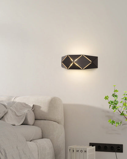 Ultra Modern Half Shade Wall Sconce