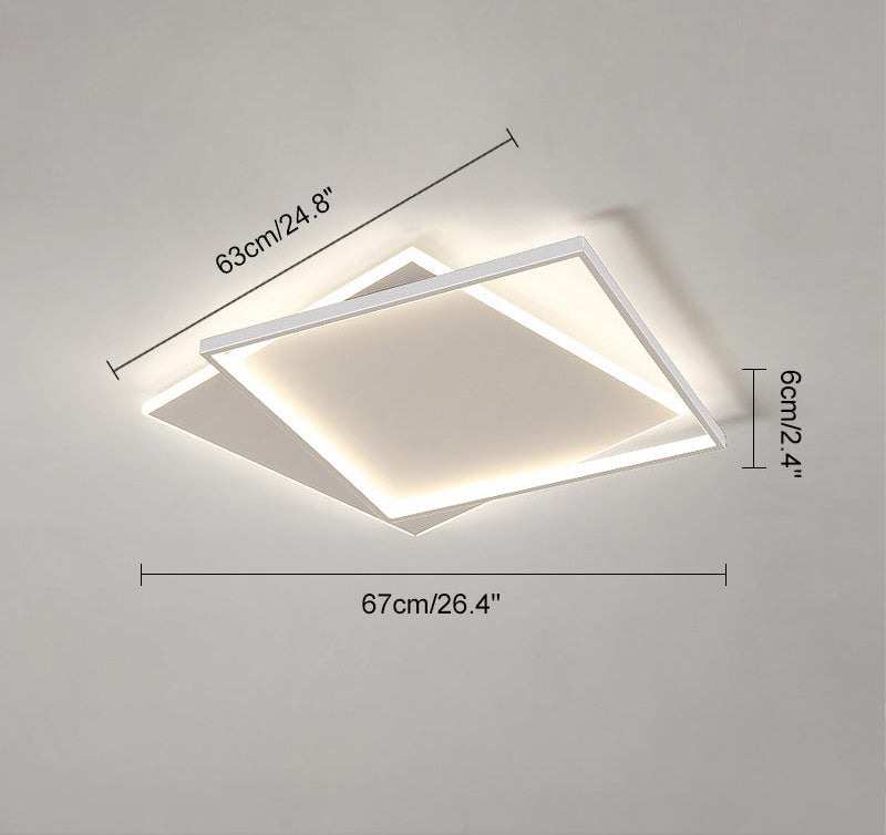 Modern Ultra-Thin Square Ceiling Light