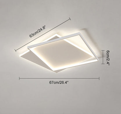 Modern Ultra-Thin Square Ceiling Light