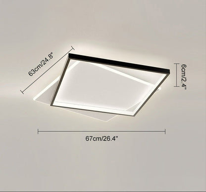 Modern Ultra-Thin Square Ceiling Light