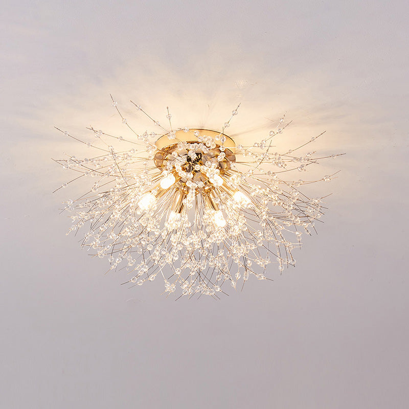 Dandelion Crystal Ceiling Light