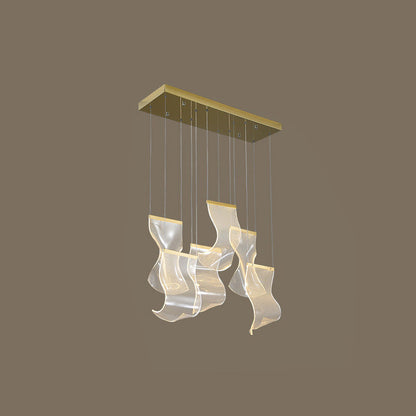 Brass Breeze Chandelier