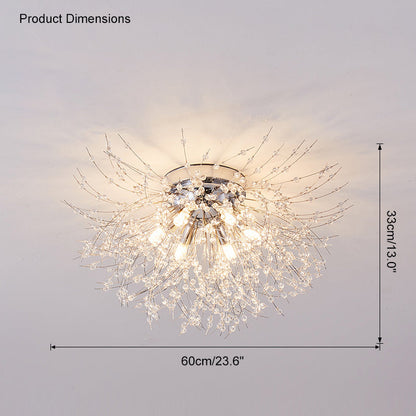 Dandelion Crystal Ceiling Light