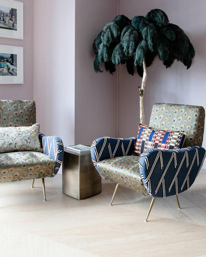 "Feather Oasis" Floor Lamp