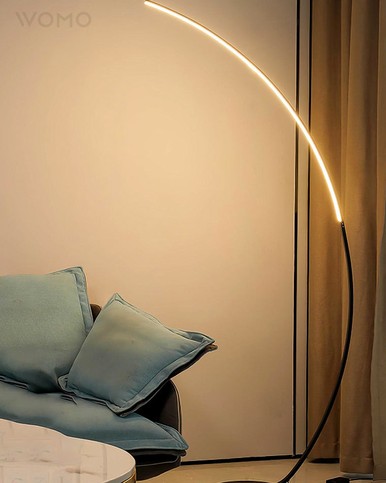 Lampadaire LED "Crescent Arc"
