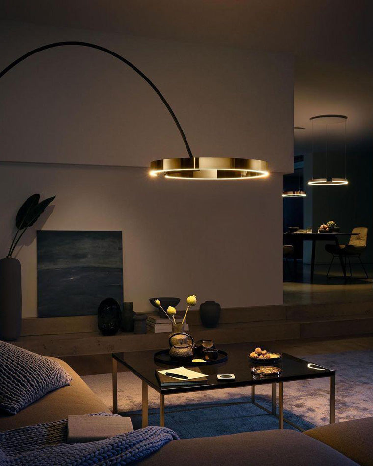 Lampadaire Arc Circulaire à LED