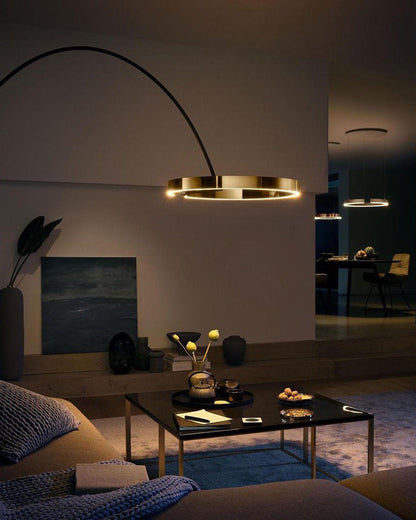 Lampadaire Arc Circulaire à LED