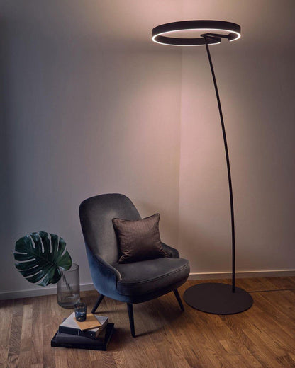 Lampadaire Arc Circulaire à LED