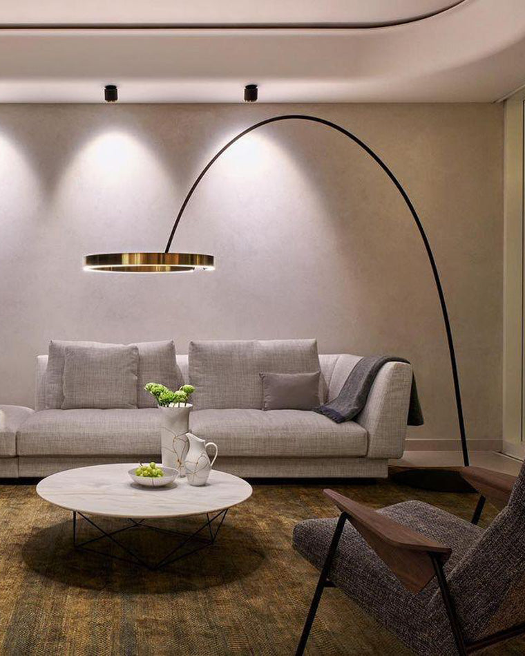 Lampadaire Arc Circulaire à LED