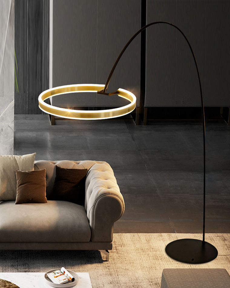 Lampadaire Arc Circulaire à LED