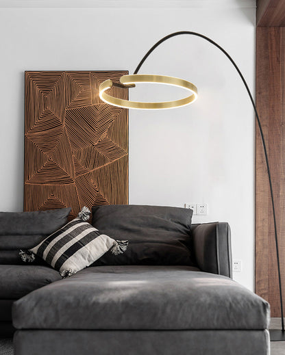 Lampadaire Arc Circulaire à LED