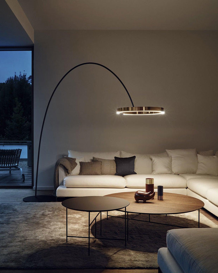 Lampadaire Arc Circulaire à LED