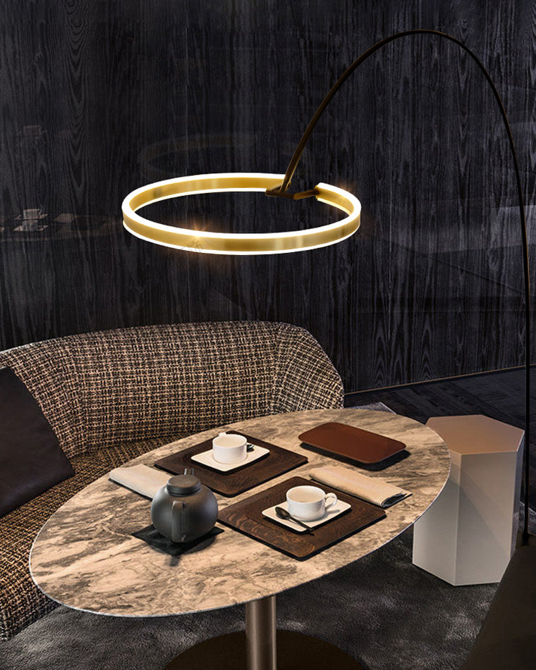 Lampadaire Arc Circulaire à LED